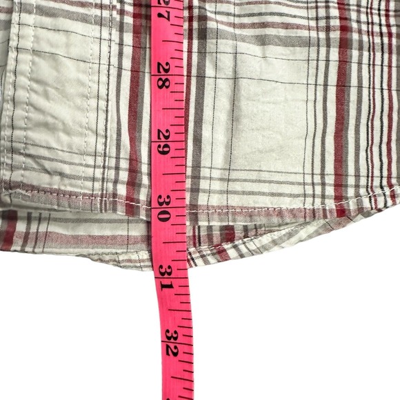 Carhartt Plaid Shirt Mens 2XL Casual Button Up Short Sleeve Chest Pocket - Picture 8 of 9